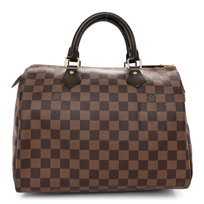 Louis Vuitton Damier Ebene Speedy 30 1 of 10