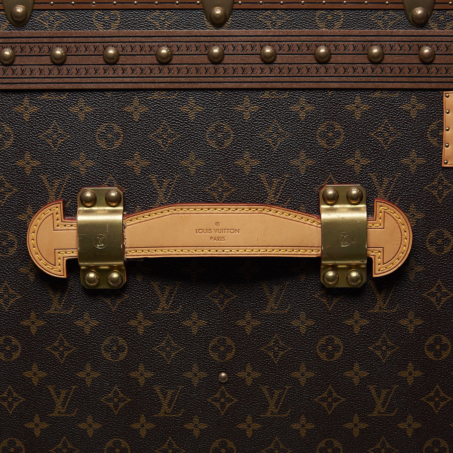 Louis Vuitton Monogram Malle Courrier Lozine Trunk 110 41 of 76