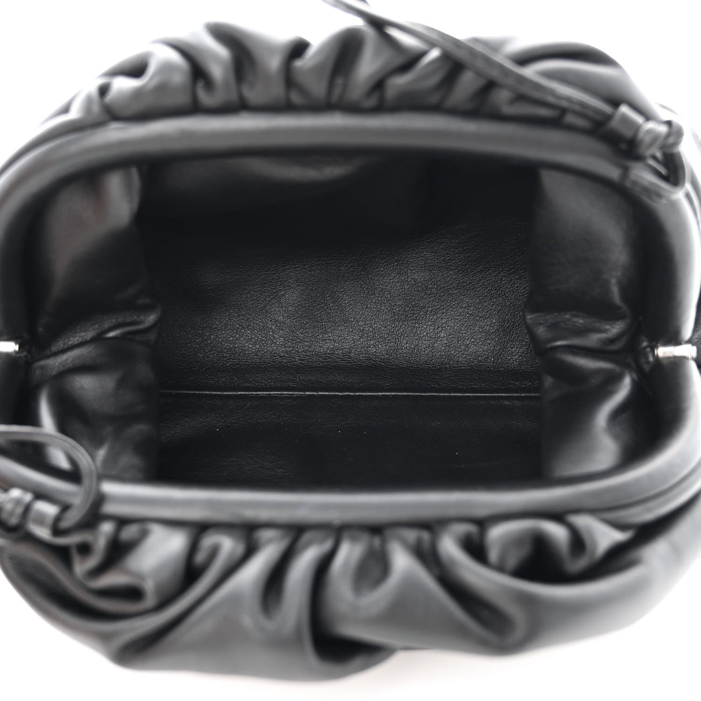 Butter Calfskin The Mini Pouch Black
