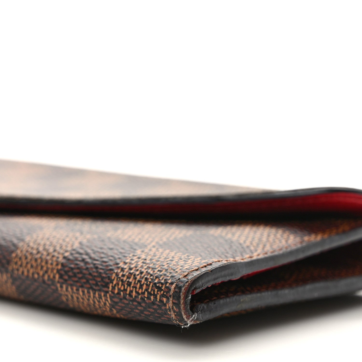 Louis Vuitton Damier Ebene Josephine Wallet Red 9 of 11