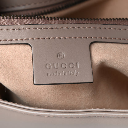 Gucci Calfskin Matelasse Small GG Marmont Shoulder Bag Porcelain Rose 6 of 9