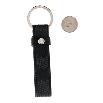 Louis Vuitton Damier Graphite LV Dragonne Key Holder 2 of 4