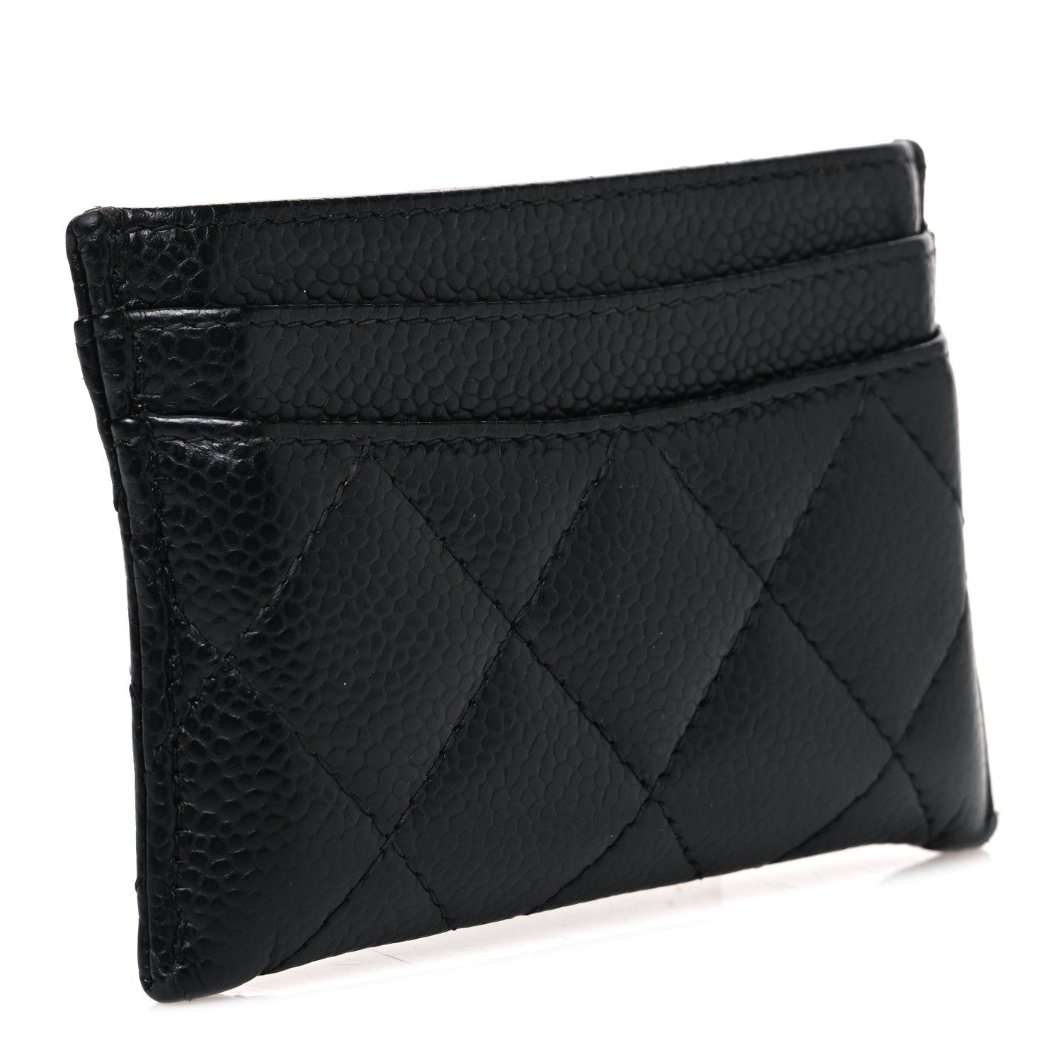 Chanel Caviar Quilted Card Holder Black 3 of 9