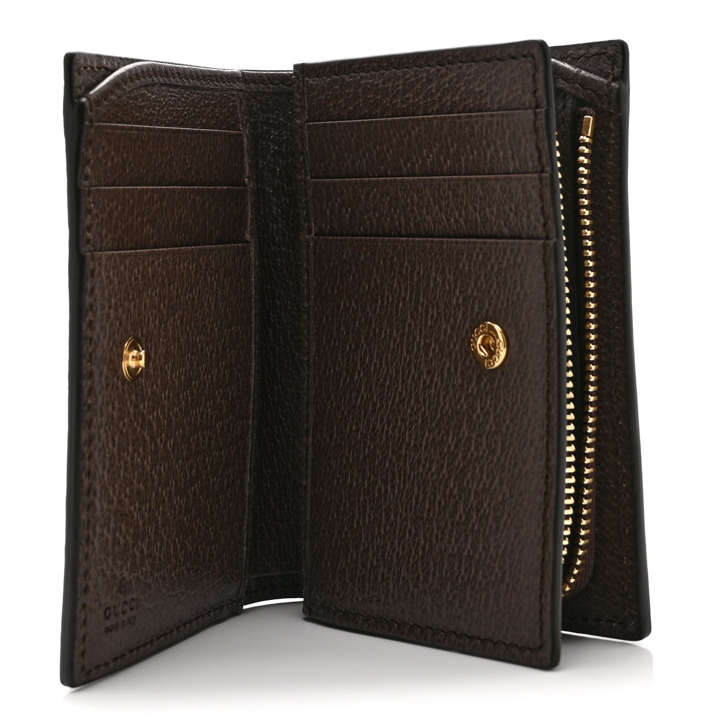 Gucci GG Supreme Monogram Web Ophidia Card Case Beige New Acero 5 of 12