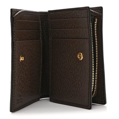 Gucci GG Supreme Monogram Web Ophidia Card Case Beige New Acero 5 of 12