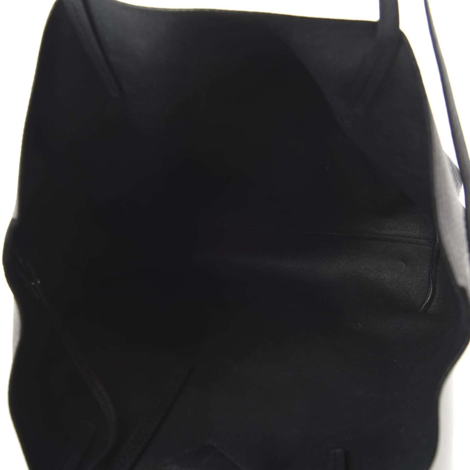Prada Vitello Daino Etiquette Shopping Bag Black 5 of 12