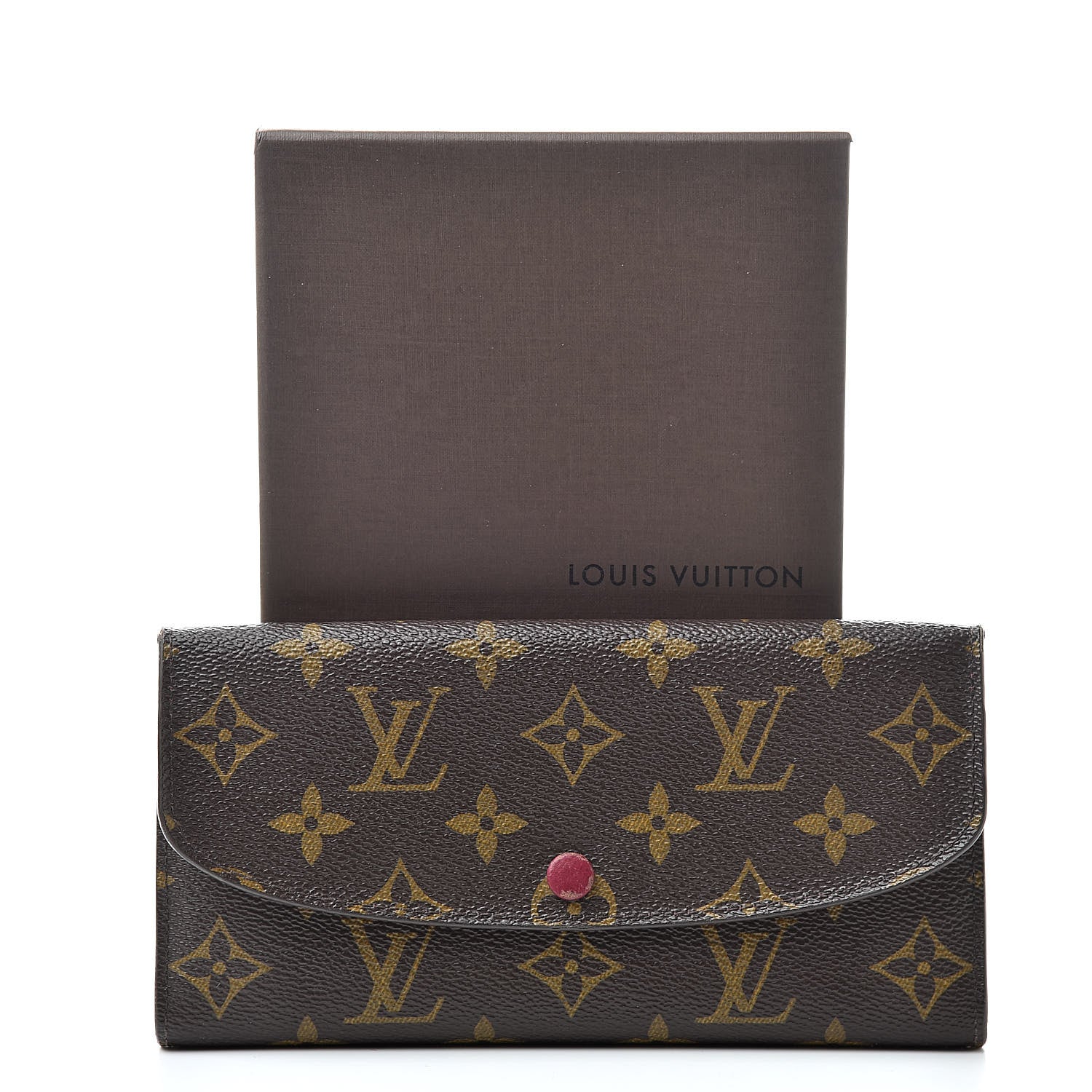 Louis Vuitton Monogram Emilie Wallet Fuchsia 14 of 14