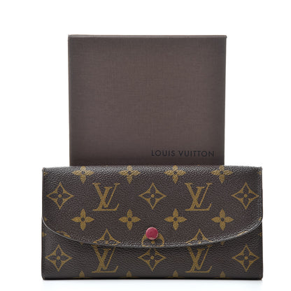 Louis Vuitton Monogram Emilie Wallet Fuchsia 14 of 14
