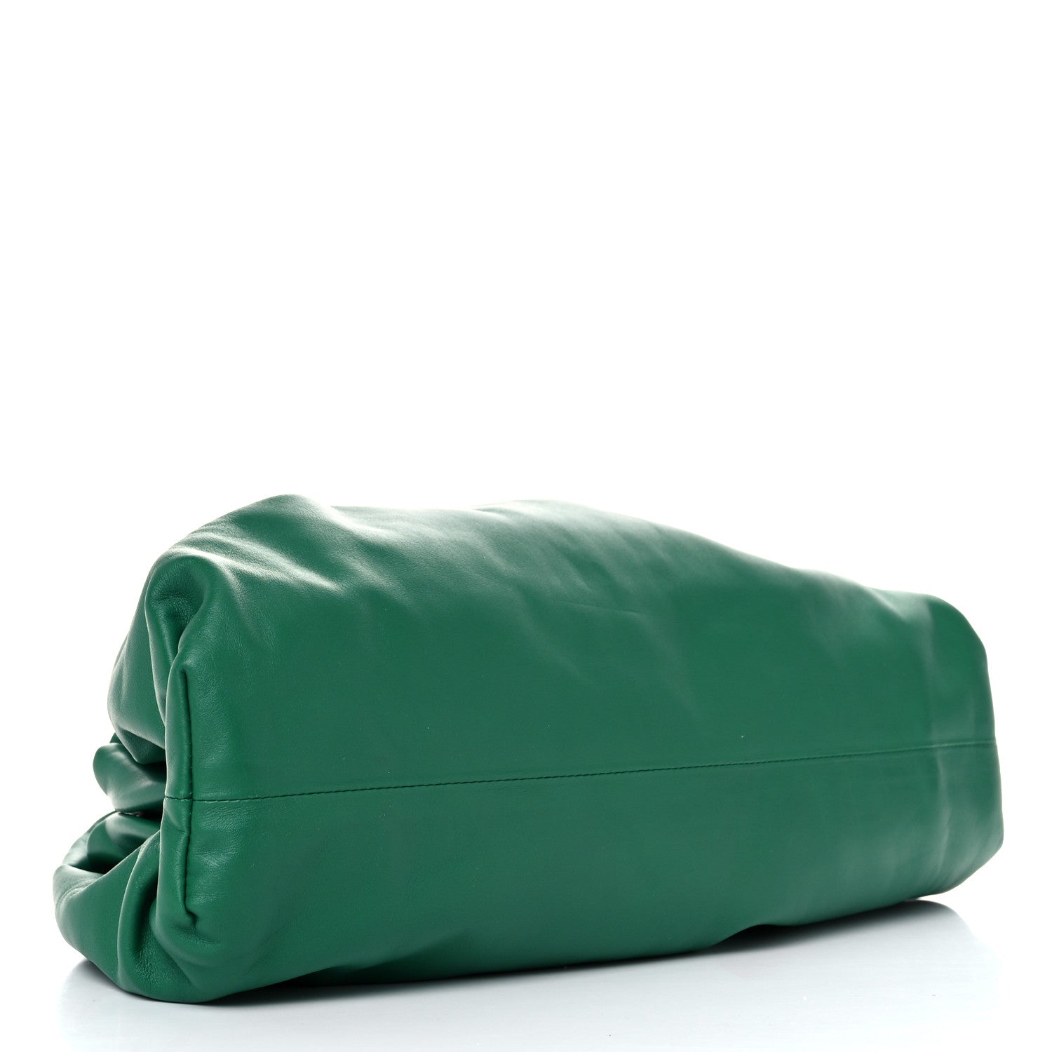 Bottega Veneta Smooth Butter Calf The Pouch Oversized Clutch Racing Green 5 of 11