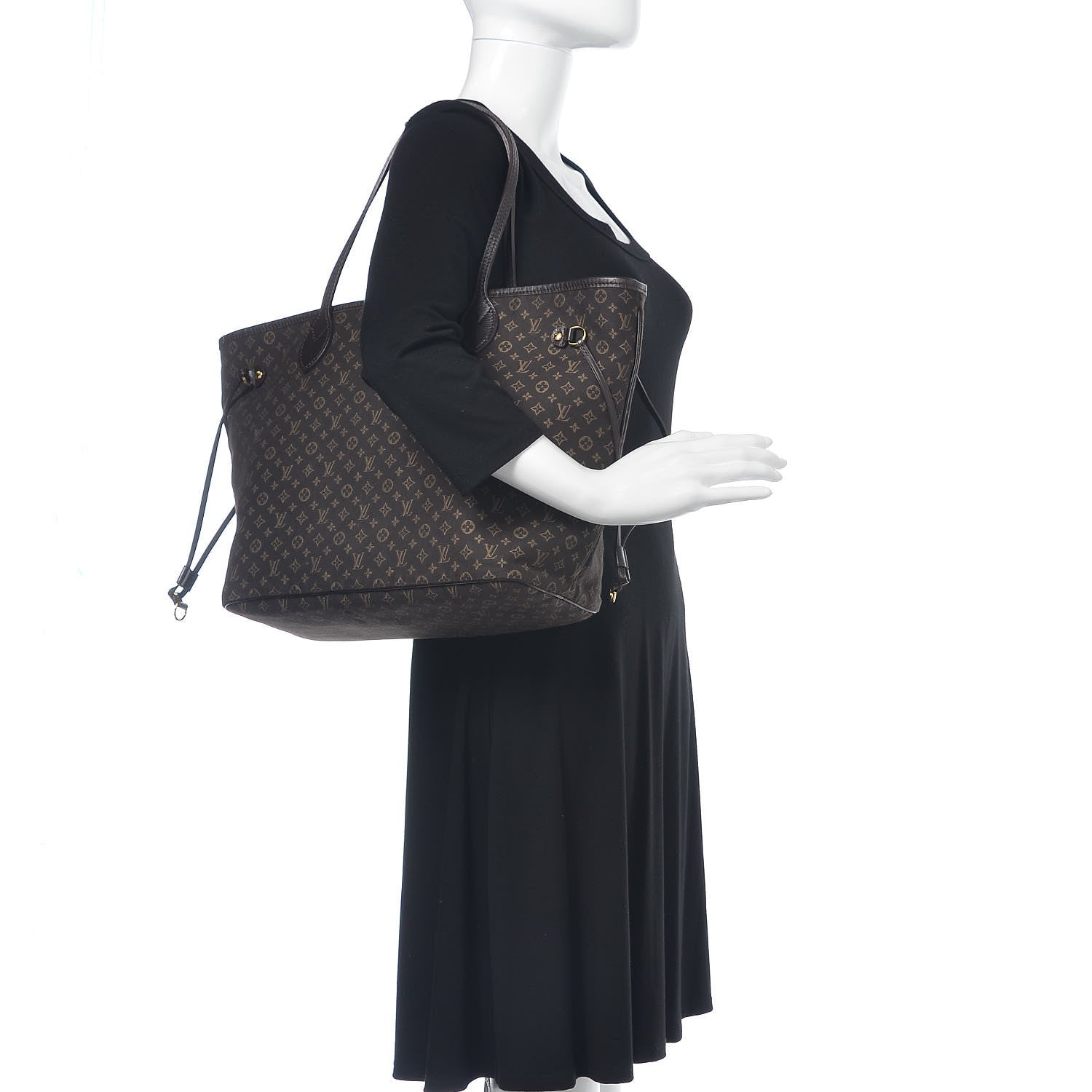 Louis Vuitton Monogram Idylle Neverfull MM Fusain 2 of 12