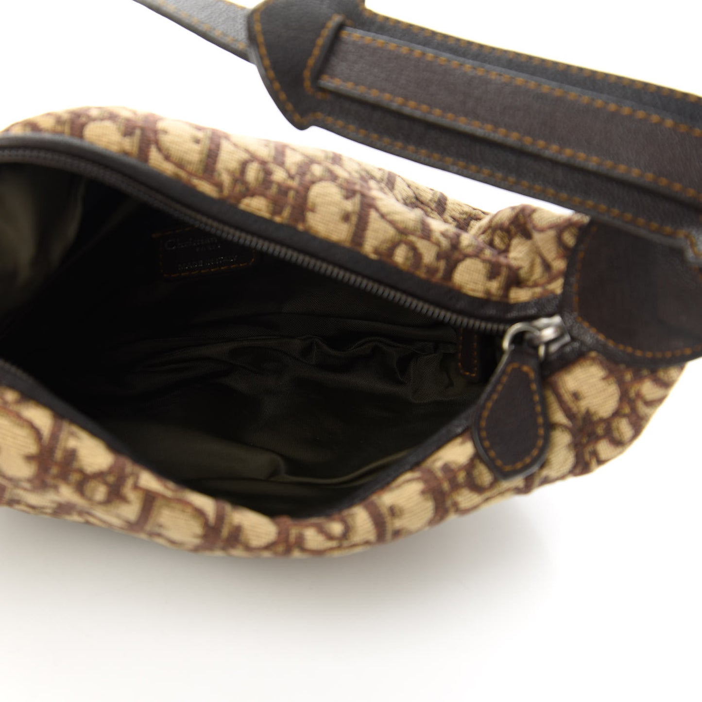 Monogram Buckle Hobo Brown