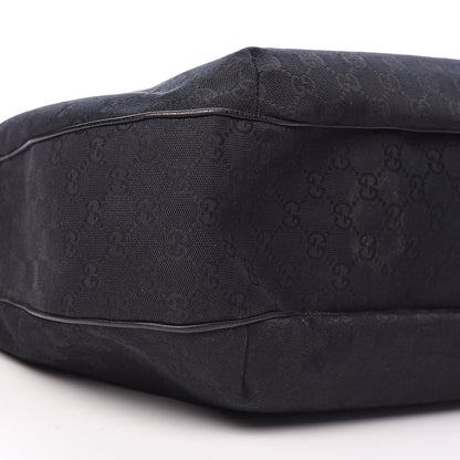 Gucci Monogram Large New Ladies Web Hobo Black 10 of 15