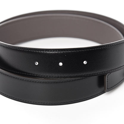 Hermes Box Taurillon Clemence 32mm H Belt 95 Black Etain 4 of 6