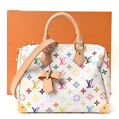 Louis Vuitton LV X TM Monogram Multicolor Speedy Bandouliere 25 White 10 of 10