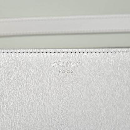Celine Goatskin Medium Classic Box Flap Bag White 7 of 9