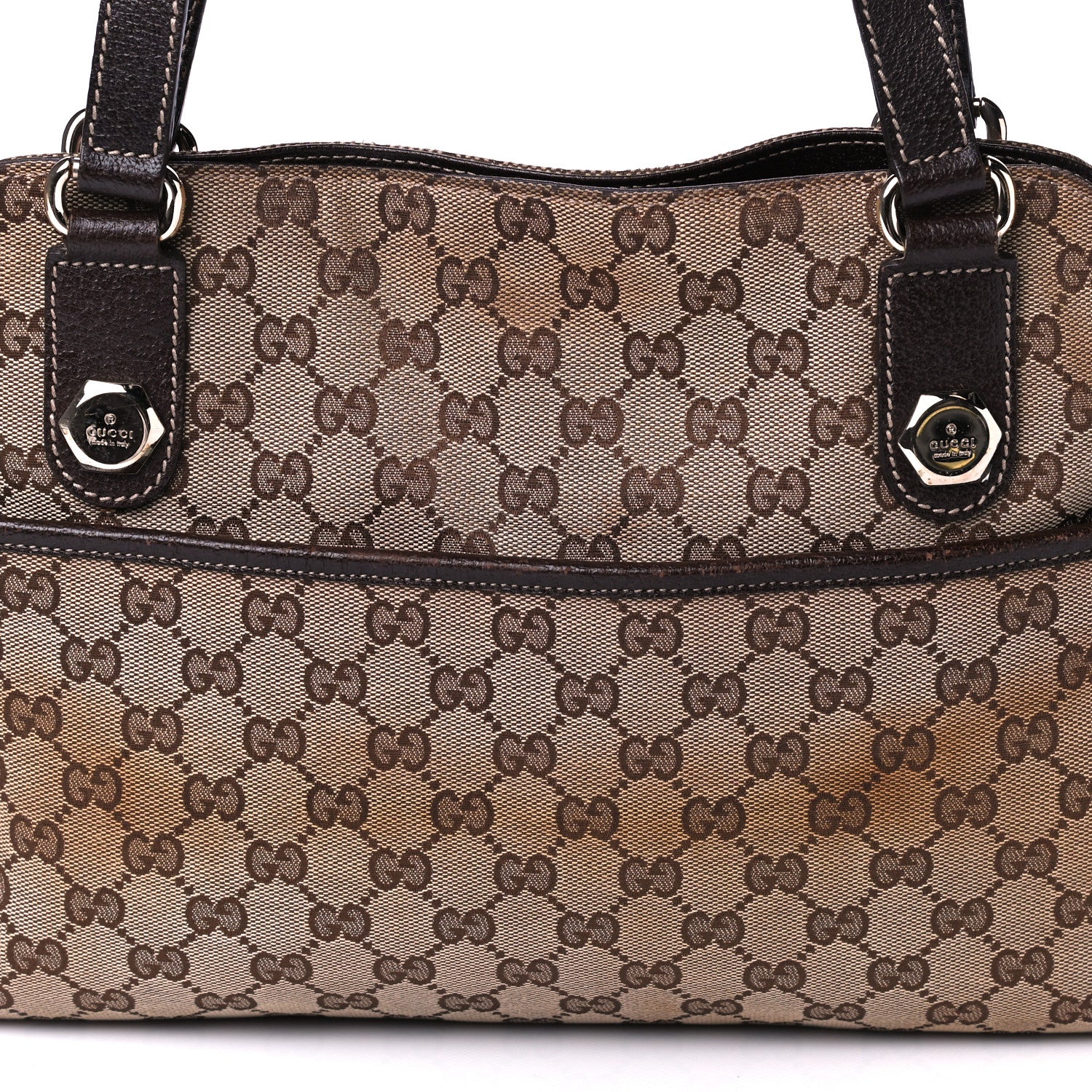 Gucci Monogram Medium Charmy Shoulder Bag Brown 7 of 7