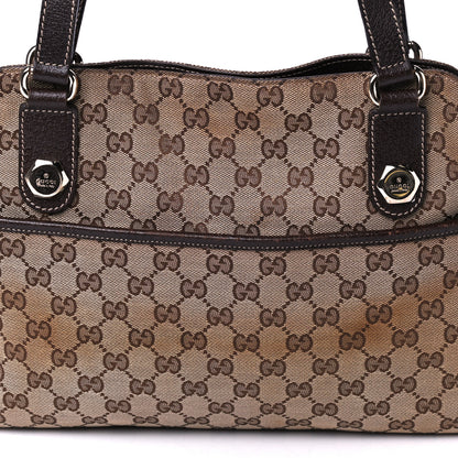 Gucci Monogram Medium Charmy Shoulder Bag Brown 7 of 7