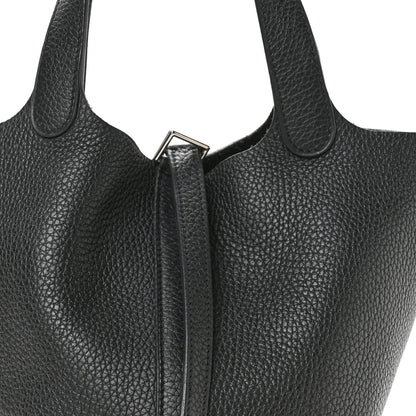 Hermes Taurillon Clemence Picotin Lock 18 PM Black 8 of 13
