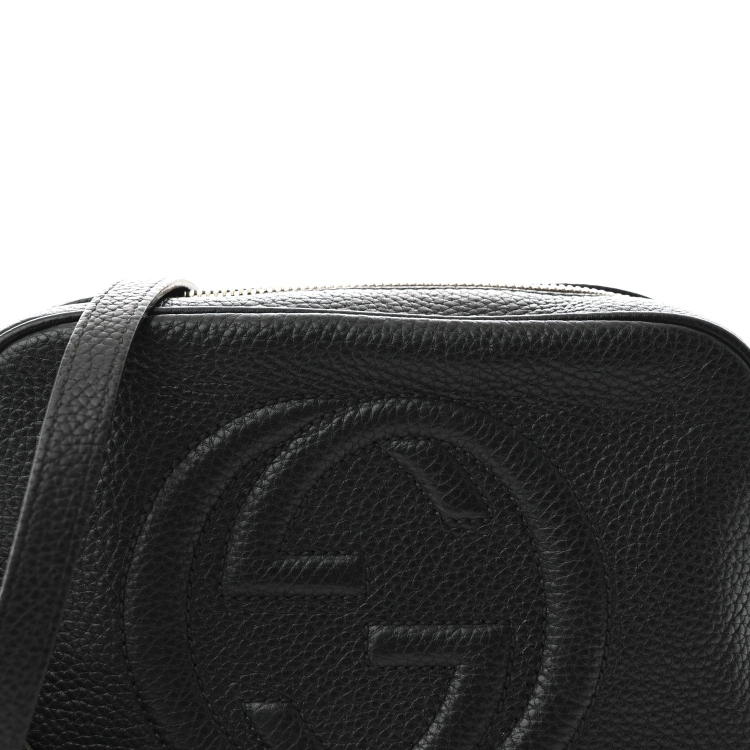 Gucci Pebbled Calfskin Small Soho Disco Bag Black 8 of 10