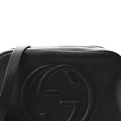 Gucci Pebbled Calfskin Small Soho Disco Bag Black 8 of 10
