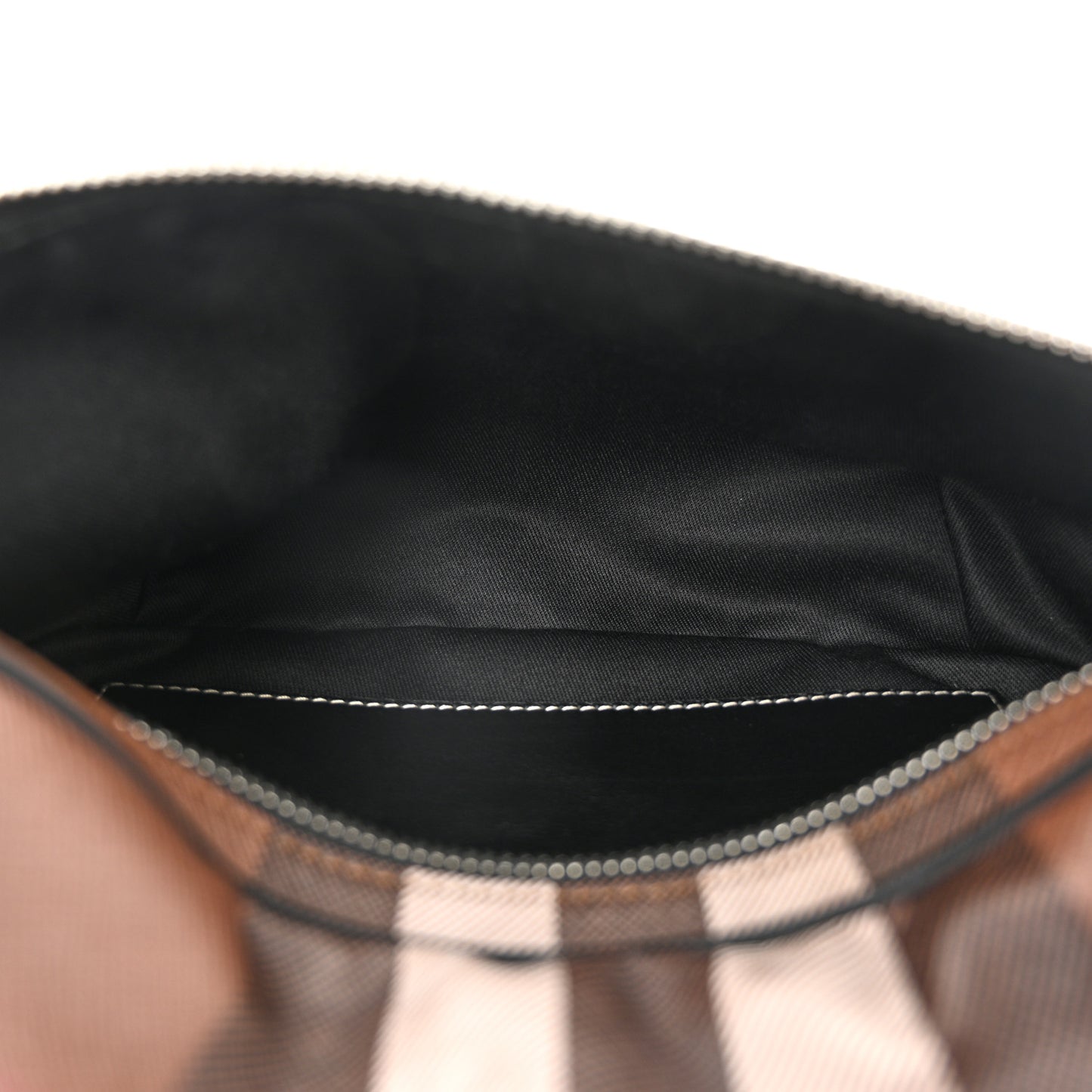 E-canvas Check Cason Bum Bag Dark Birch Brown