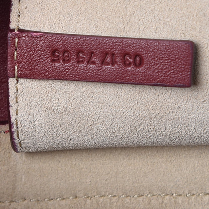 Chloe Suede Calfskin Mini Faye Shoulder Bag Plum Purple 7 of 7