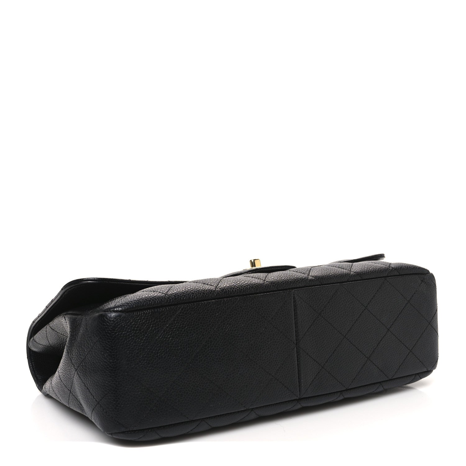 Chanel Caviar Quilted Jumbo Single Flap Black 4 of 10