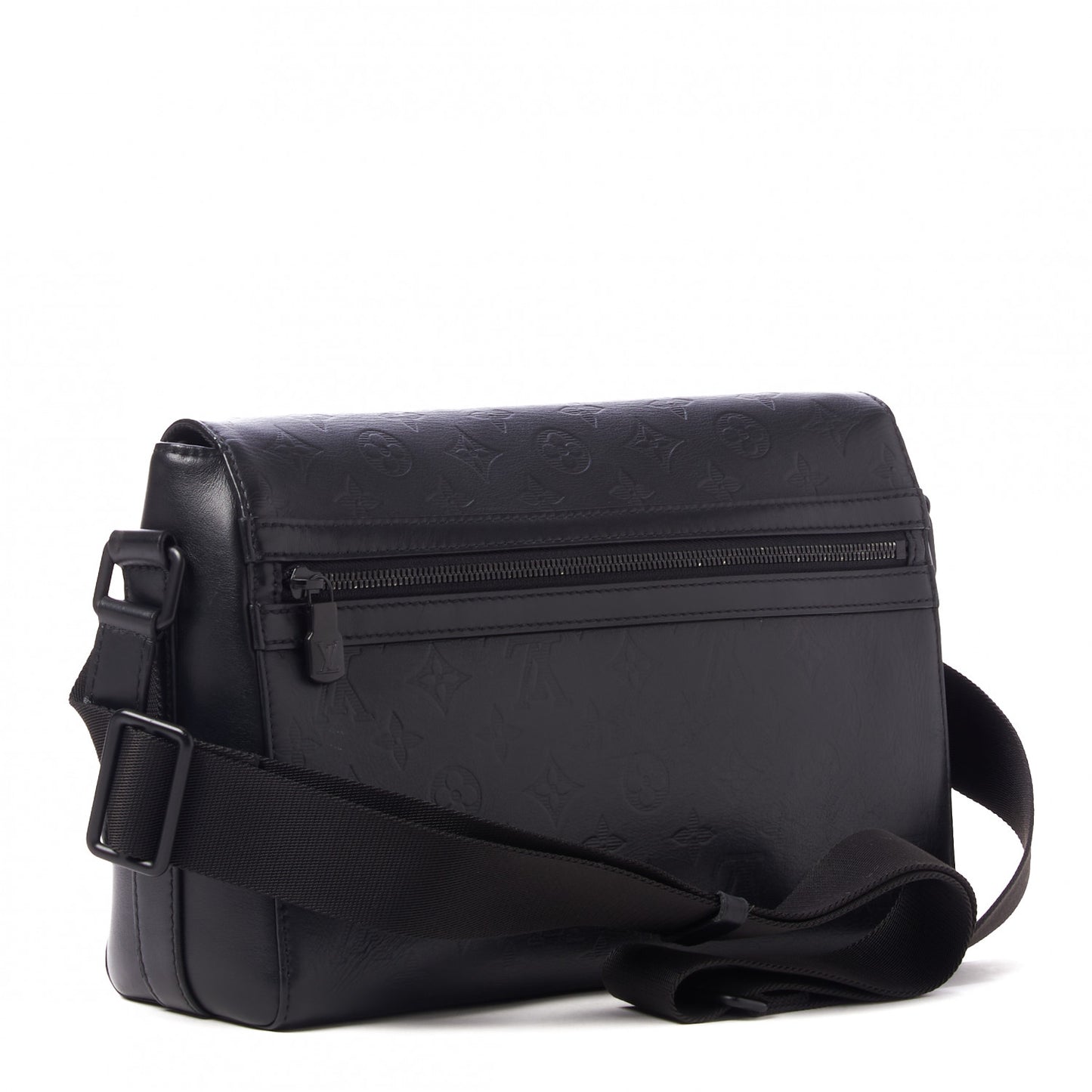 Calfskin Monogram Shadow Sprinter Messenger Black