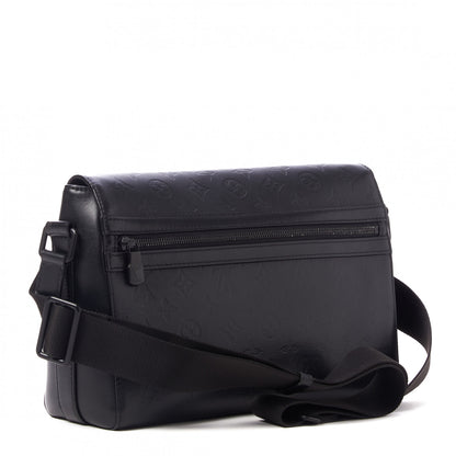Louis Vuitton Calfskin Monogram Shadow Sprinter Messenger Black 2 of 9