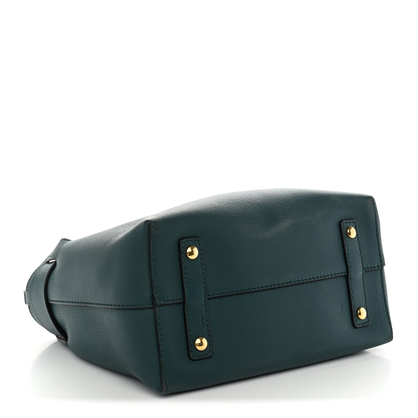 Soft Grain Calfskin Small Belt Bag Dark Cyan