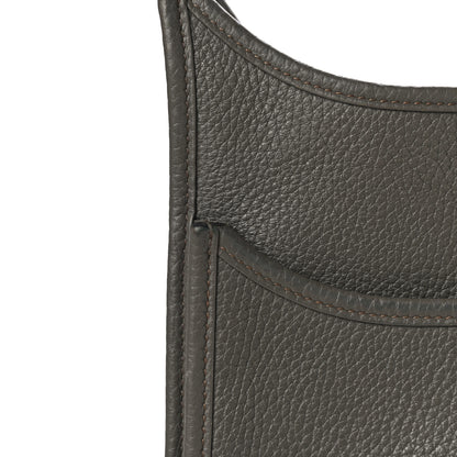Hermes Taurillon Clemence Evelyne III PM Etain 15 of 25