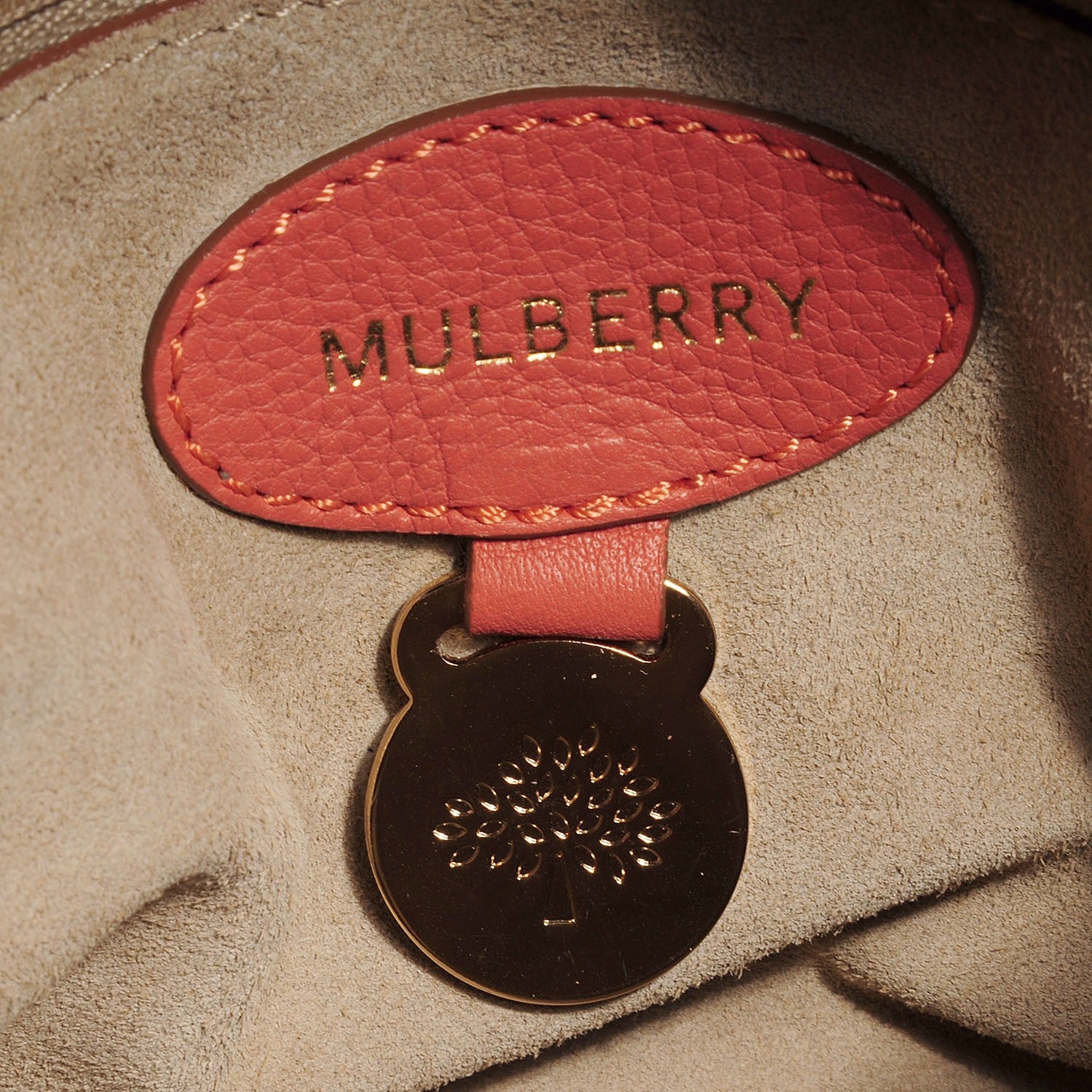 Mulberry Smooth Matte Calfskin Lily Flap Burnt Peach 6 of 7
