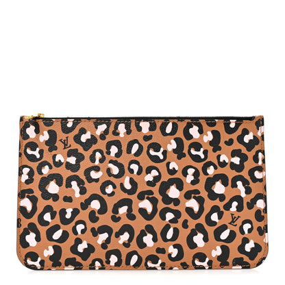 Louis Vuitton Empreinte Monogram Giant Wild At Heart Neverfull MM Pochette Brown 1 of 7