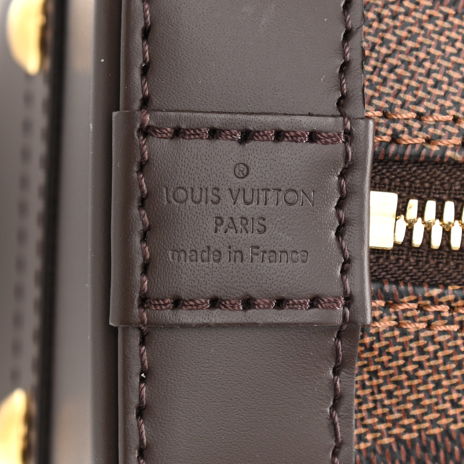 Louis Vuitton Damier Ebene Alma BB 6 of 9