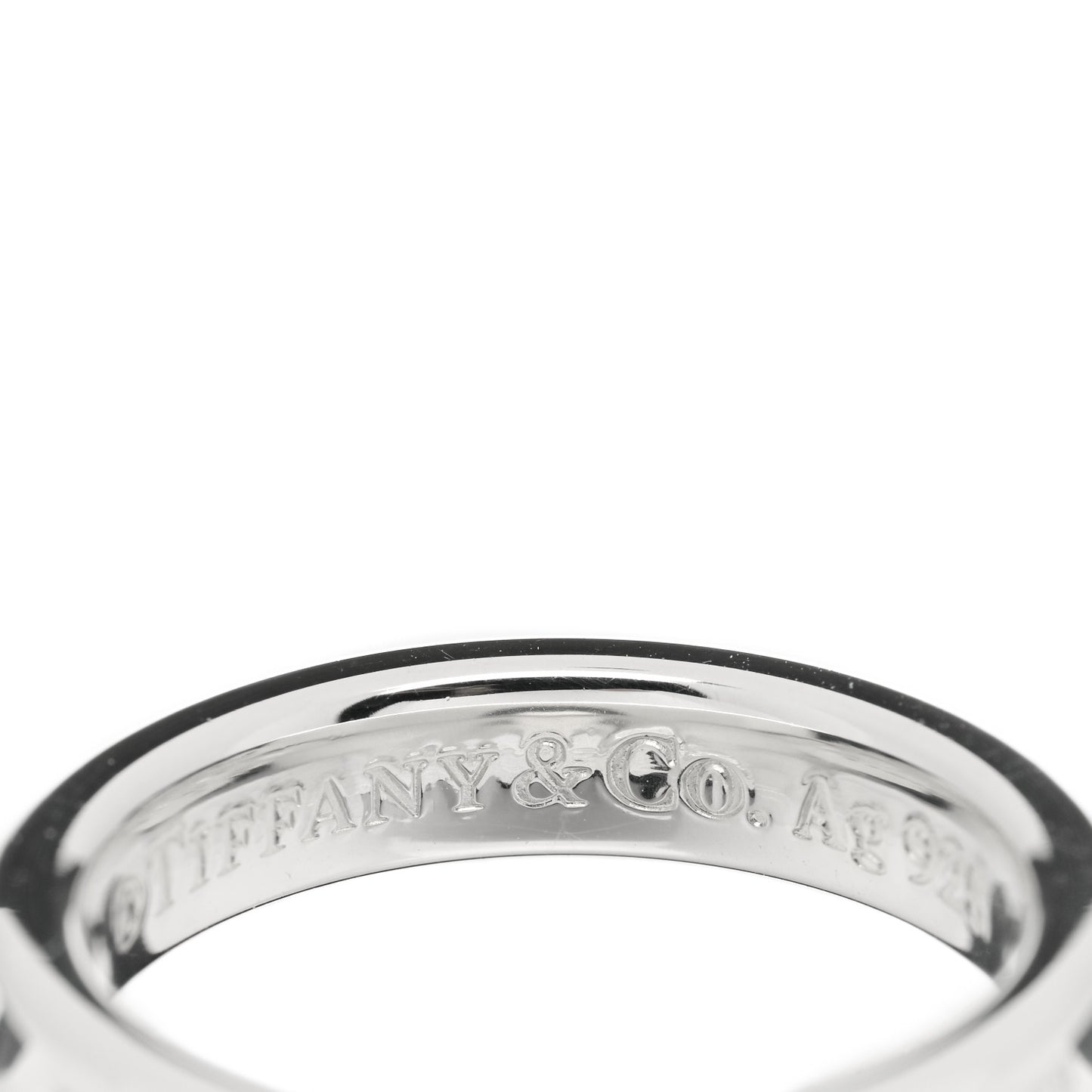 Sterling Silver Narrow 1837 Band Ring 50 5.25