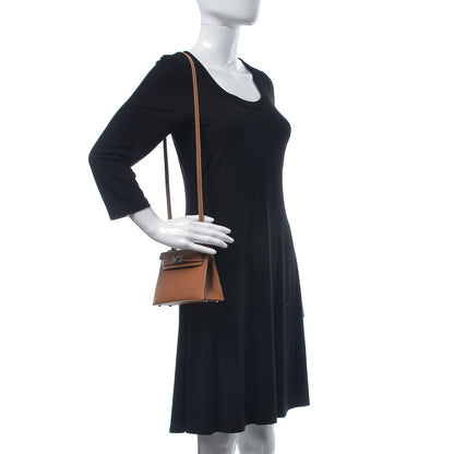 Hermes Epsom Mini Kelly Sellier 20 Gold 2 of 35