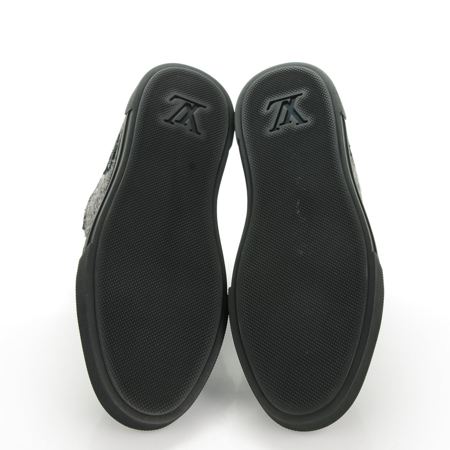 Wool Sequin Punchy High Top Sneakers 36.5 Anthracite