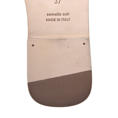 Hermes Faubourg Rainbow Oran Sandals 37 White Multicolore 14 of 15