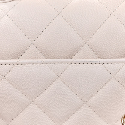 Chanel Caviar Quilted Medium Business Affinity Flap White 12 of 13