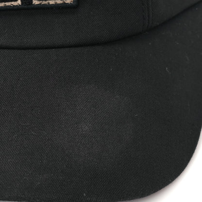 Hermes Cotton Davis H Sellier Cap 58 Black 10 of 11