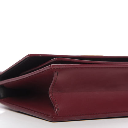 Balenciaga Box Calfskin XS Sharp Top Handle Bag Burgundy 7 of 10