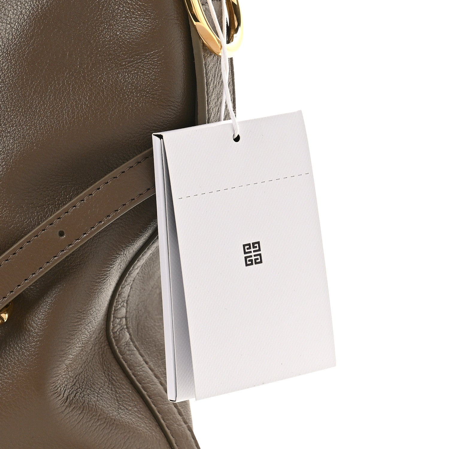 Givenchy Tumbled Calfskin Medium Voyou Bag Taupe 9 of 9