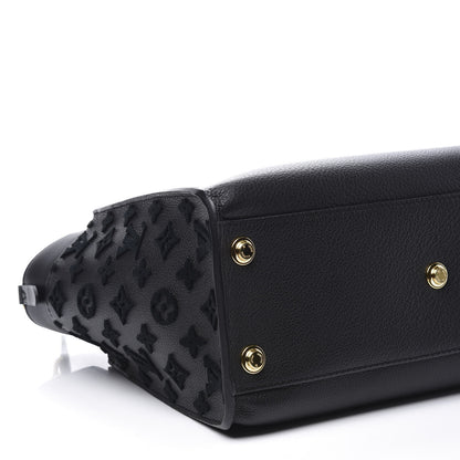 Louis Vuitton Calfskin Monogram Tufting On My Side Black 14 of 19