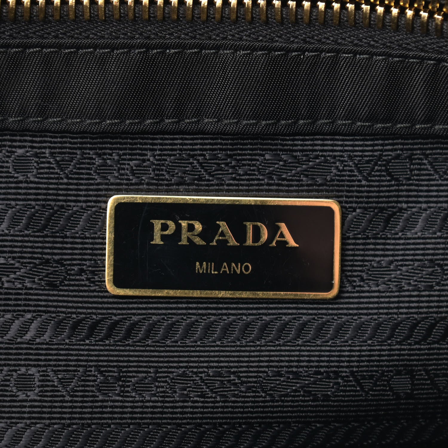 Prada Nylon Tessuto Impuntu Quilted Shoulder Bag Black 6 of 14