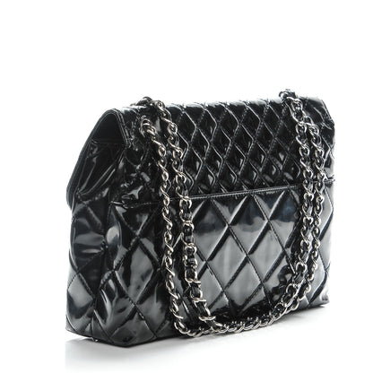 Chanel Vinyl Quilted In the Business Flap Bag Black 3 of 7
