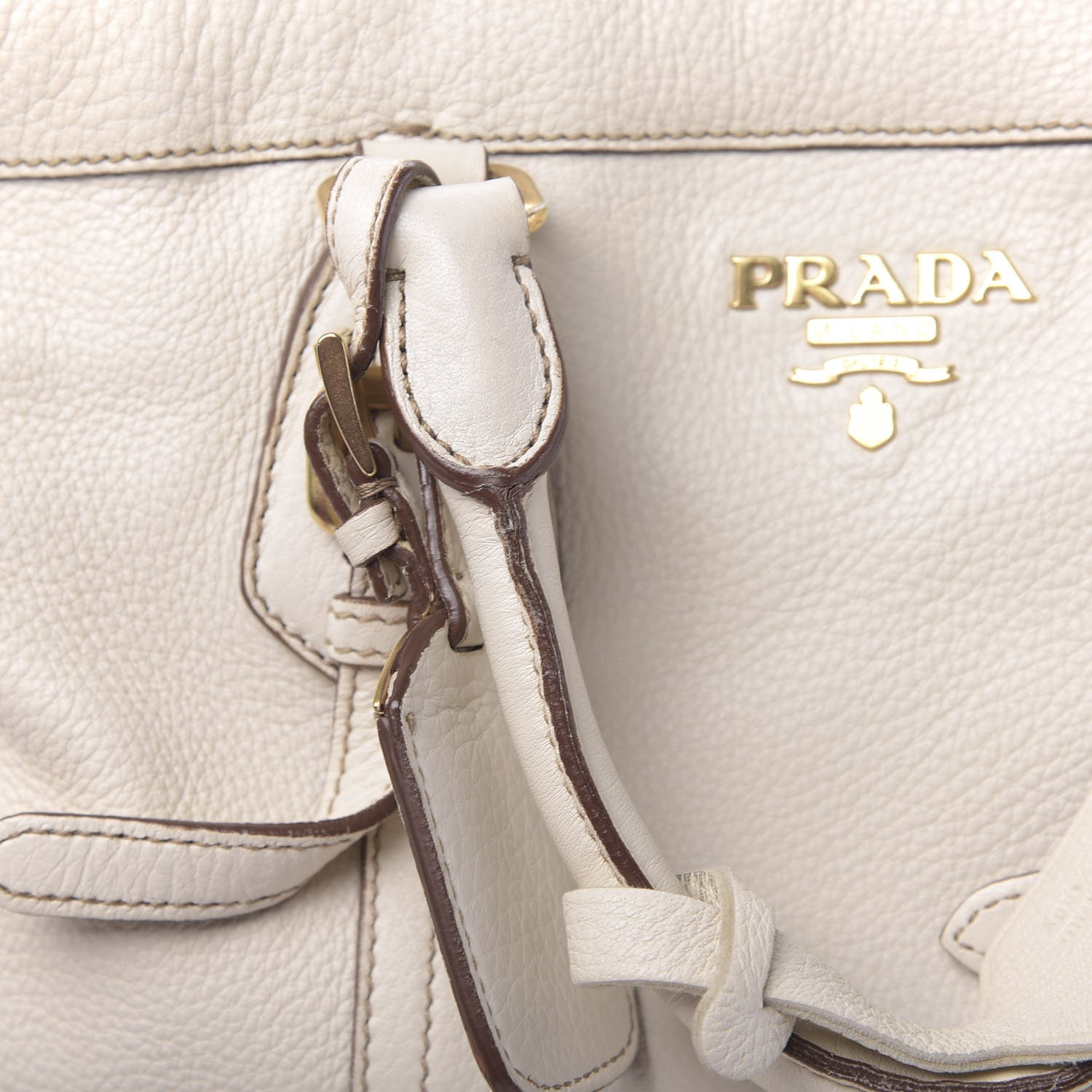 Prada Cervo Antik Tote Cera 15 of 15