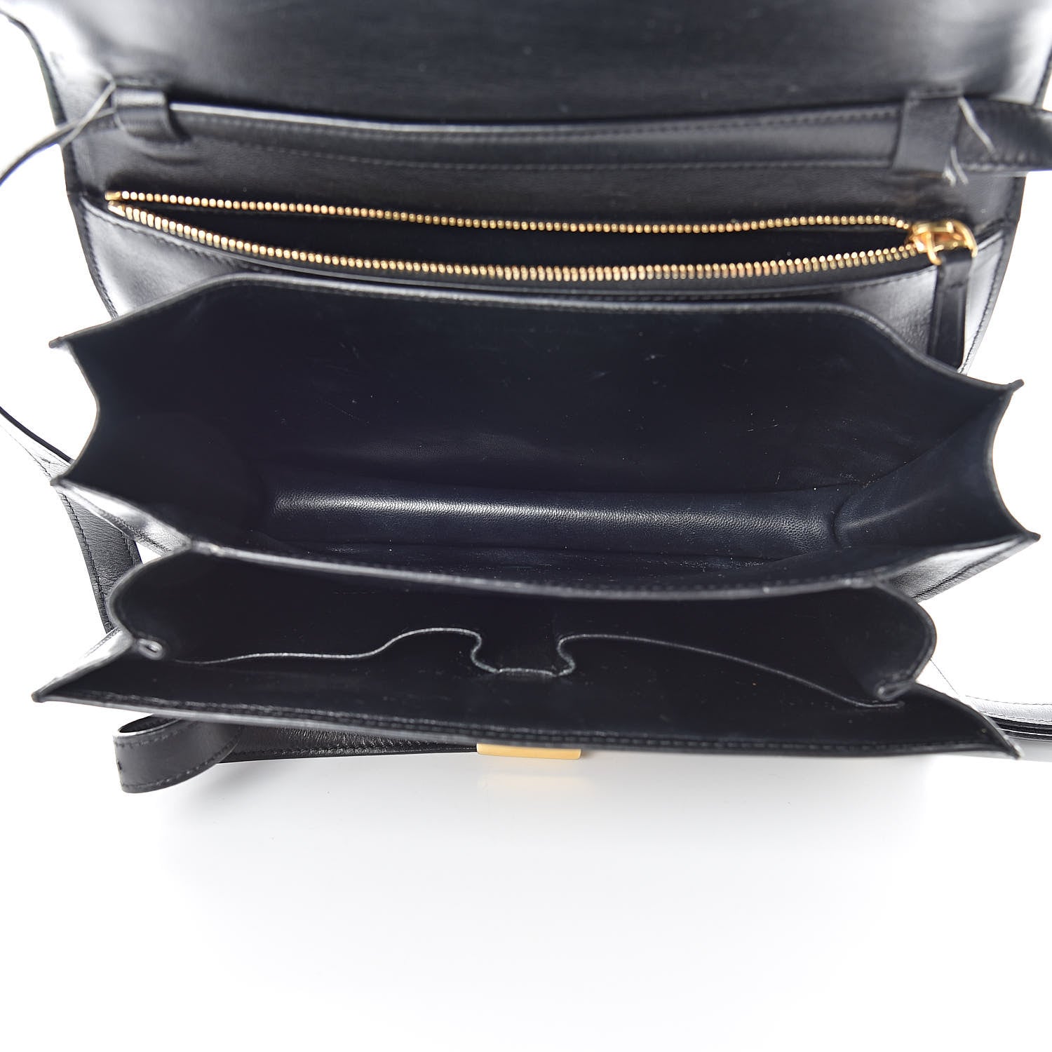 Celine Box Calfskin Medium Classic Box Flap Bag Black 5 of 23