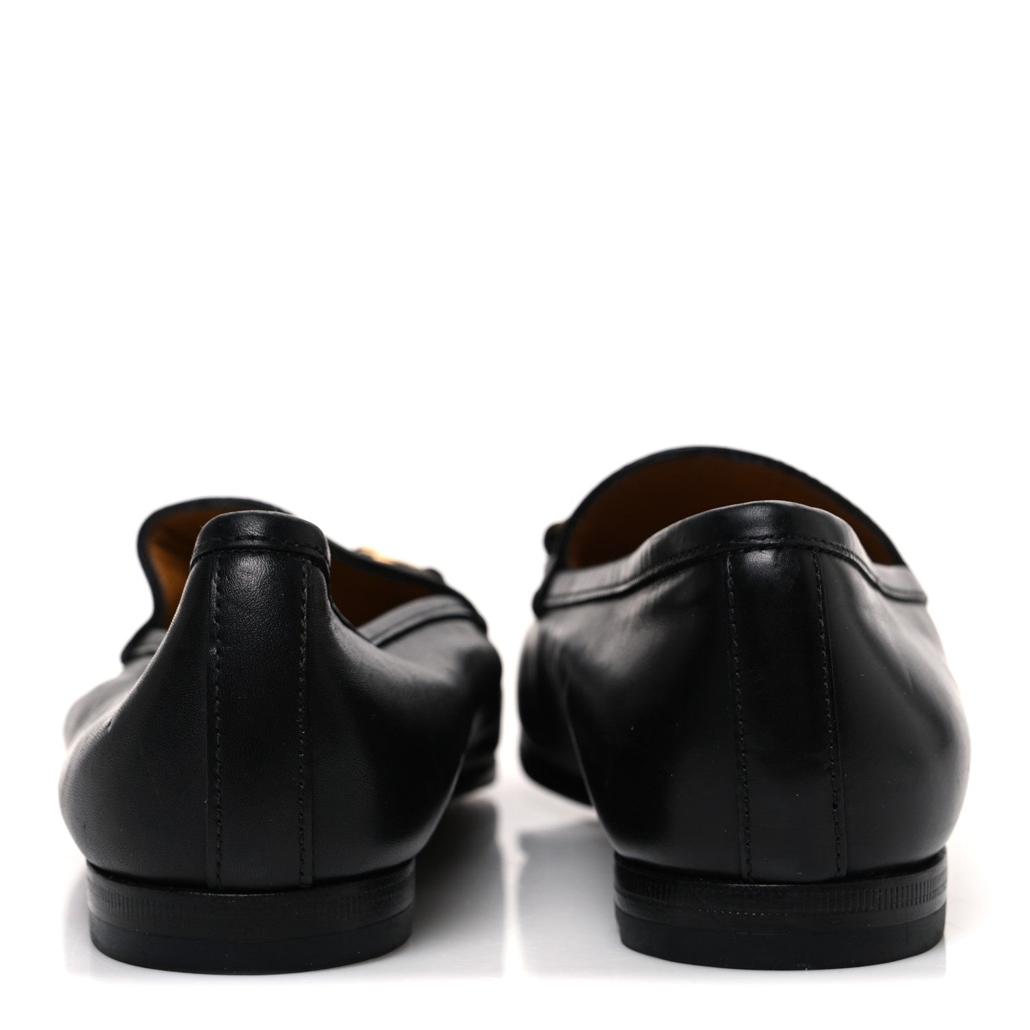 Gucci Calfskin Womens Jordaan Loafers 36 Black 6 of 11