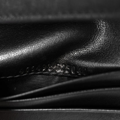 Gucci Calfskin Matelasse GG Marmont Card Case Wallet Black 7 of 8