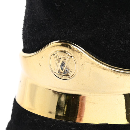 Louis Vuitton Suede Monogram Run Away Sneakers 36 Black 9 of 9